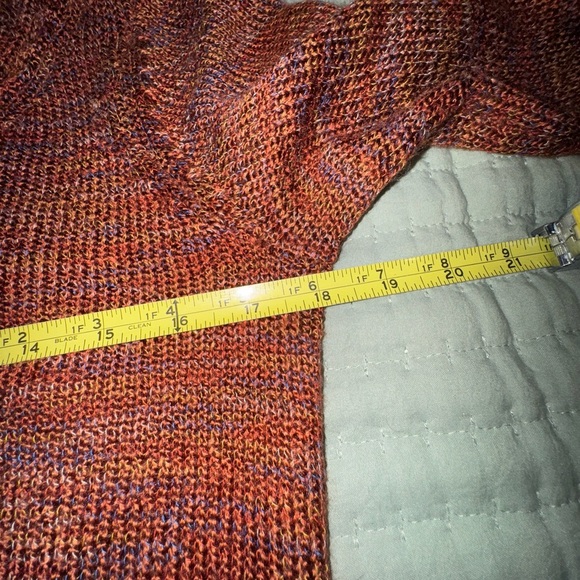 Carolyn Taylor Multicolor V-neck 3 button Sweater. Size PL. GUC - Picture 9 of 11